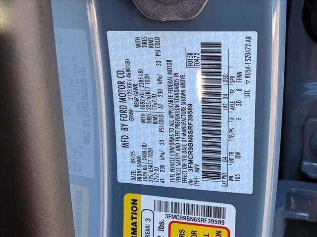 new 2025 Ford Bronco Sport car, priced at $27,599