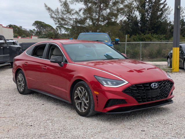 used 2021 Hyundai Sonata car, priced at $18,180