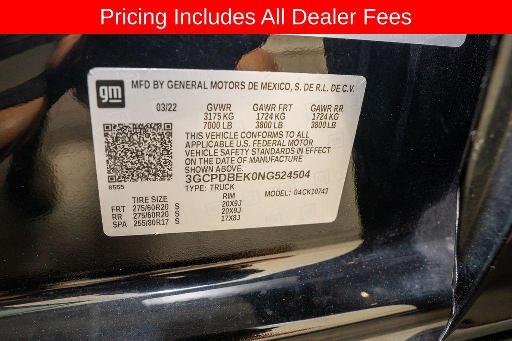 used 2022 Chevrolet Silverado 1500 car, priced at $32,799