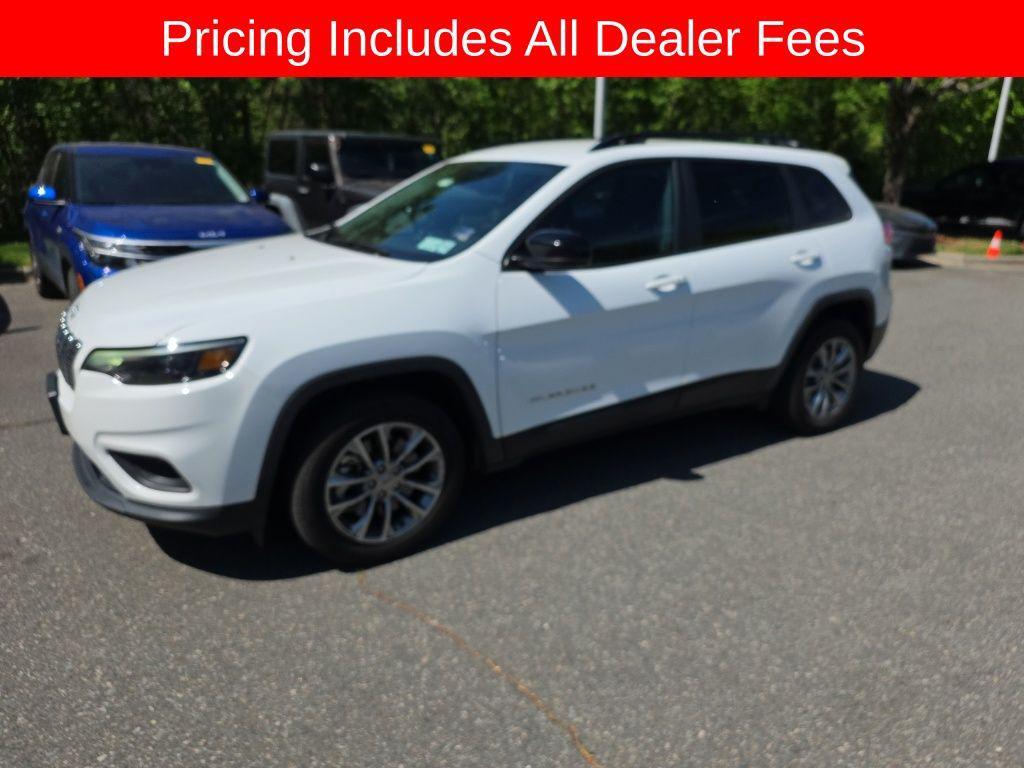 used 2022 Jeep Cherokee car, priced at $19,500