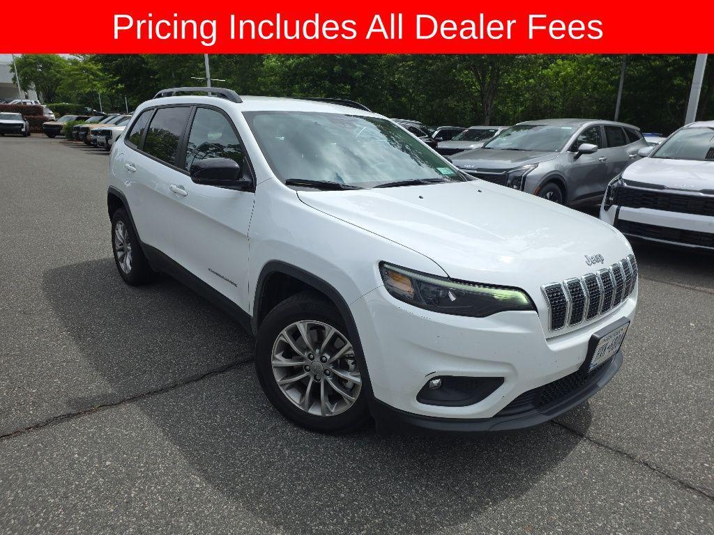 used 2022 Jeep Cherokee car, priced at $19,500