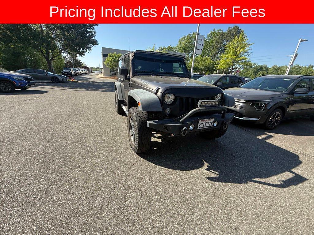 used 2017 Jeep Wrangler car, priced at $18,500