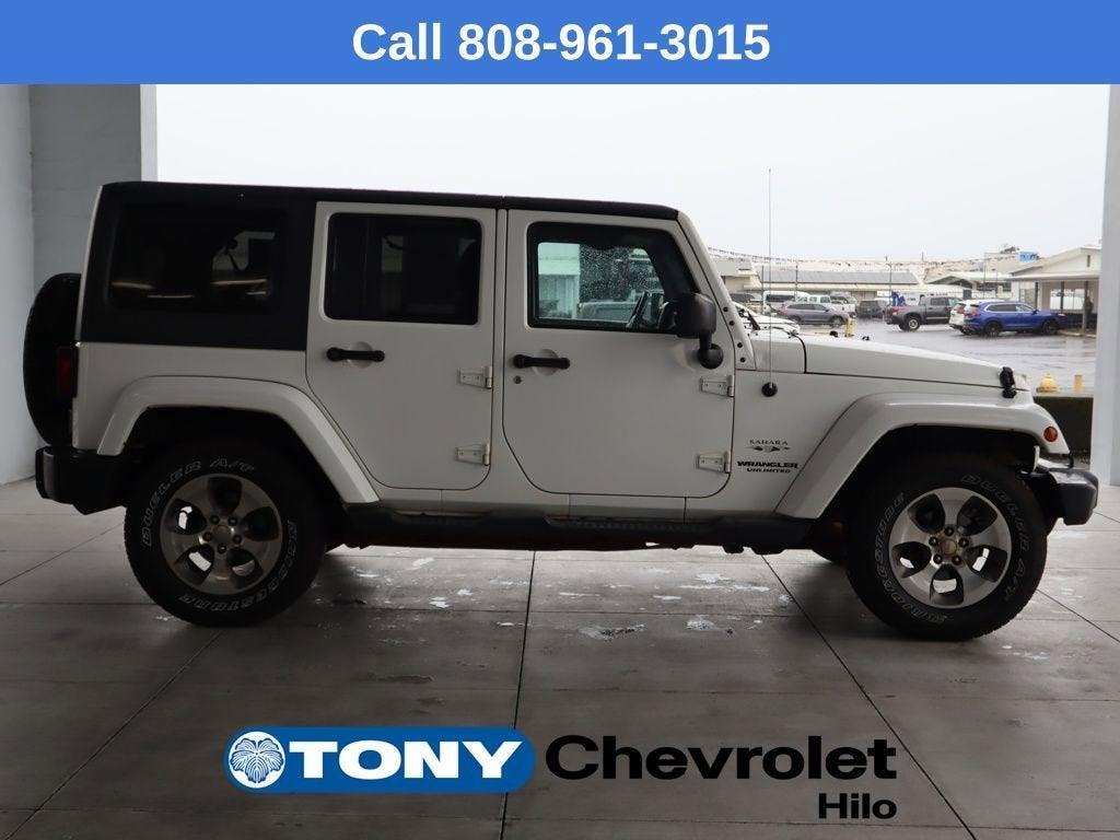 used 2016 Jeep Wrangler Unlimited car, priced at $19,488