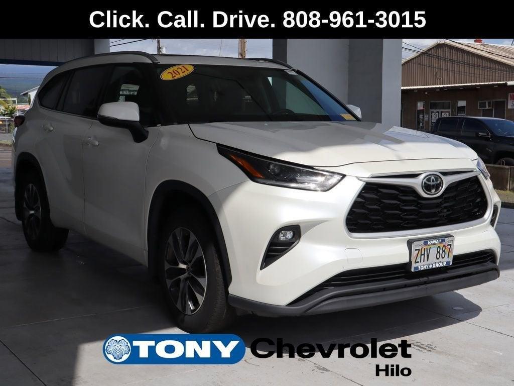used 2021 Toyota Highlander car, priced at $32,488