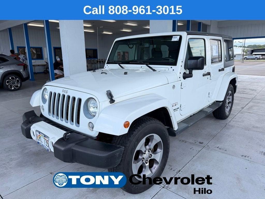 used 2016 Jeep Wrangler Unlimited car, priced at $20,788