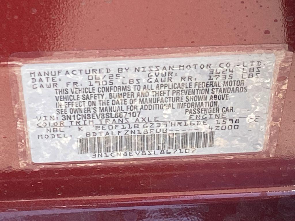 new 2025 Nissan Versa car, priced at $19,560