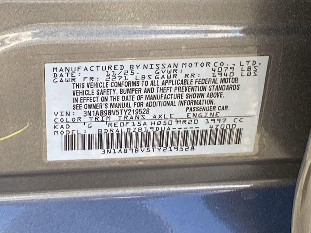 new 2026 Nissan Sentra car, priced at $22,977