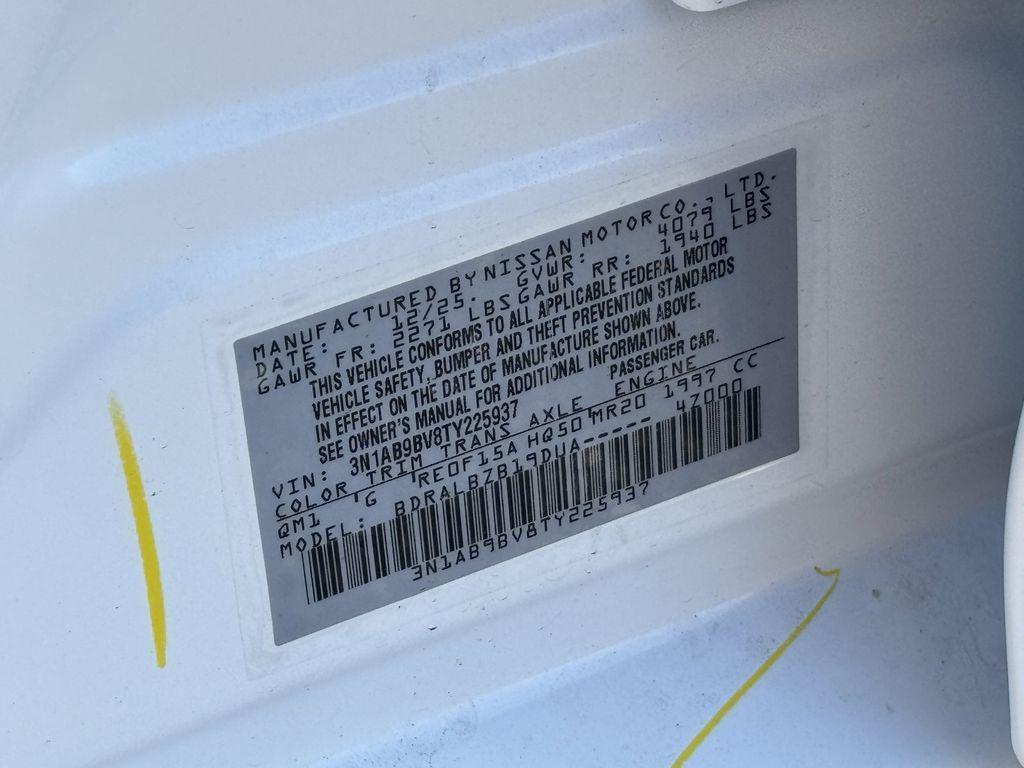 new 2026 Nissan Sentra car, priced at $22,977