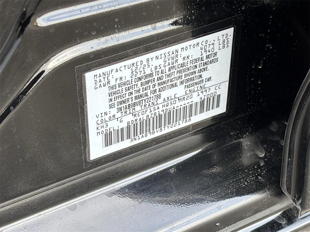 new 2026 Nissan Sentra car, priced at $23,577