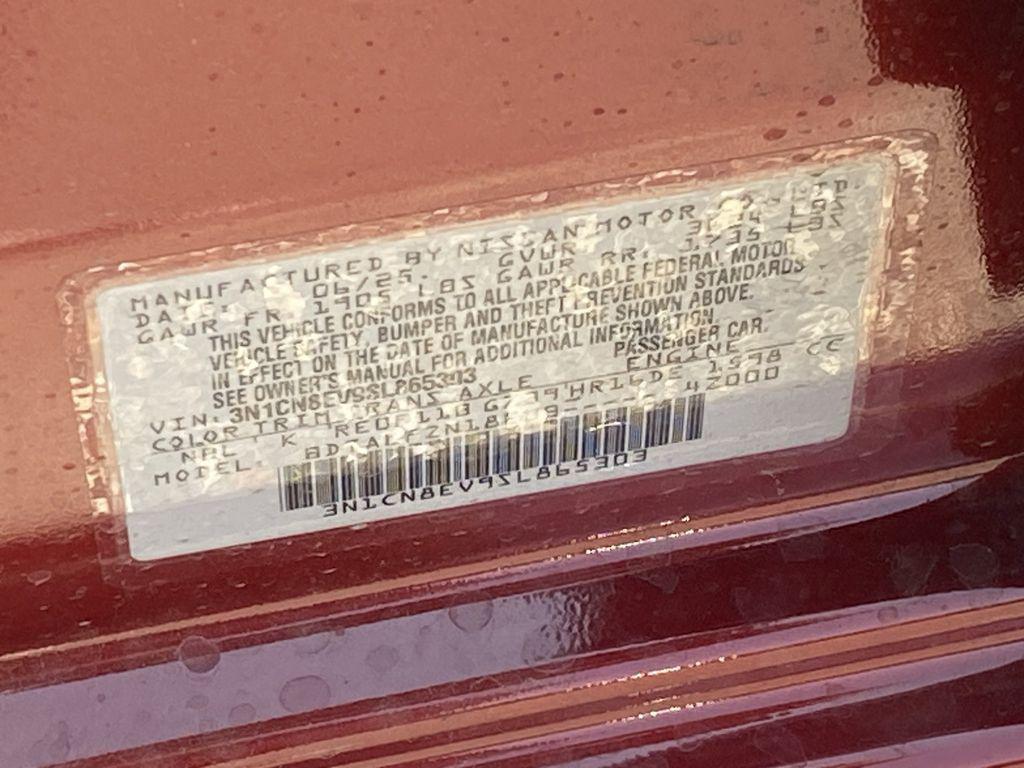 new 2025 Nissan Versa car, priced at $19,635