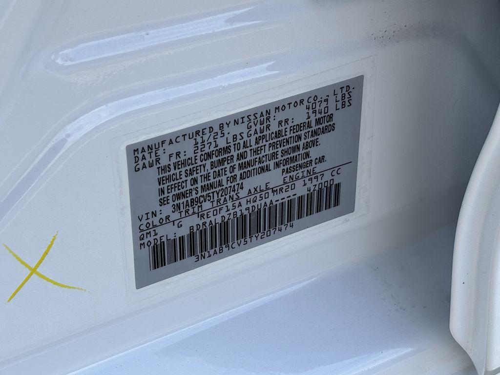 new 2026 Nissan Sentra car, priced at $22,583
