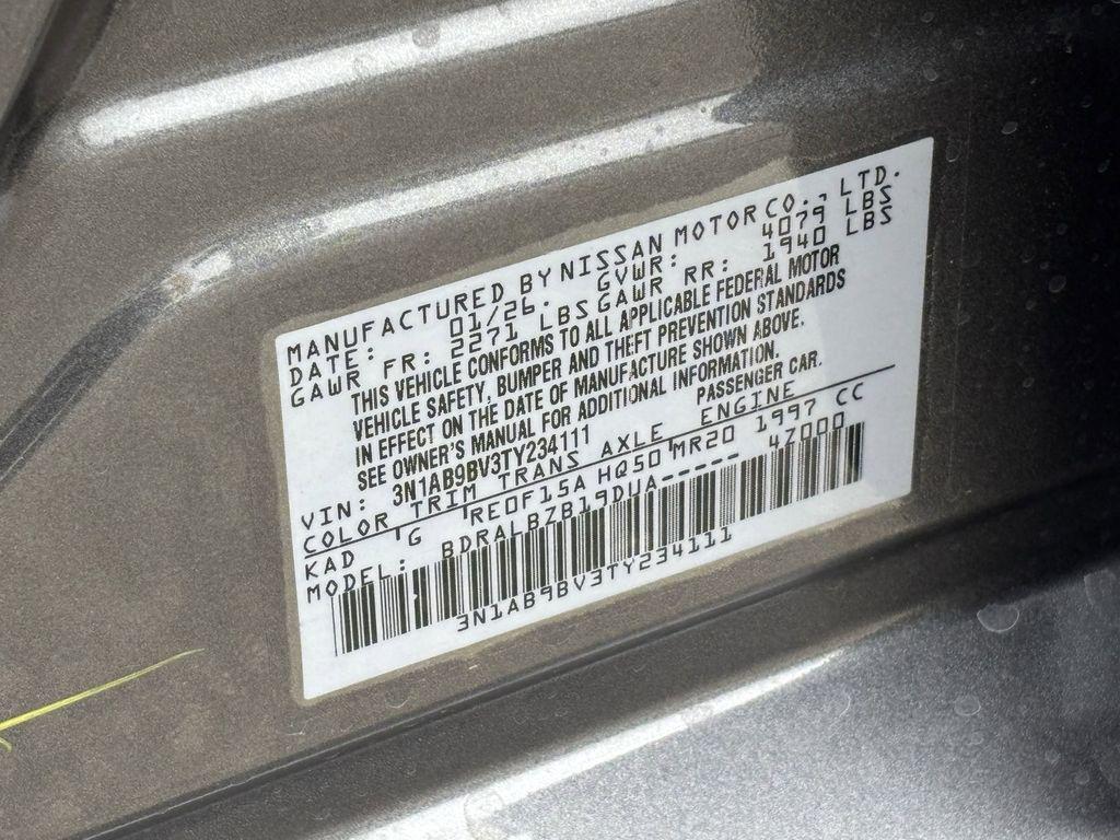 new 2026 Nissan Sentra car, priced at $22,977