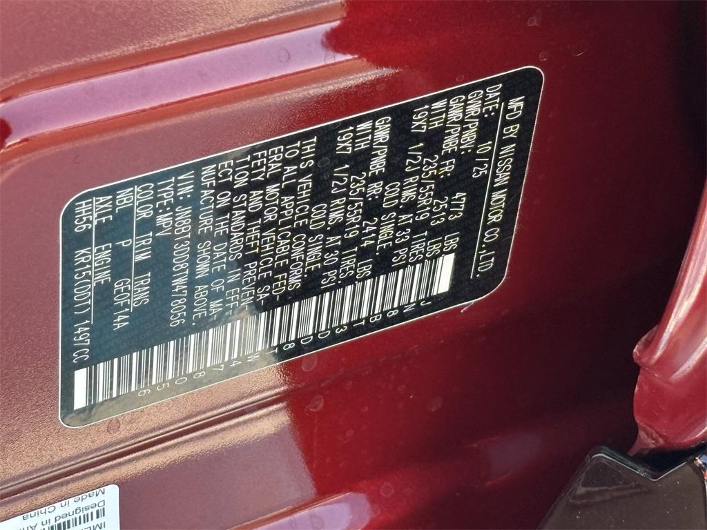 new 2026 Nissan Rogue car, priced at $37,966