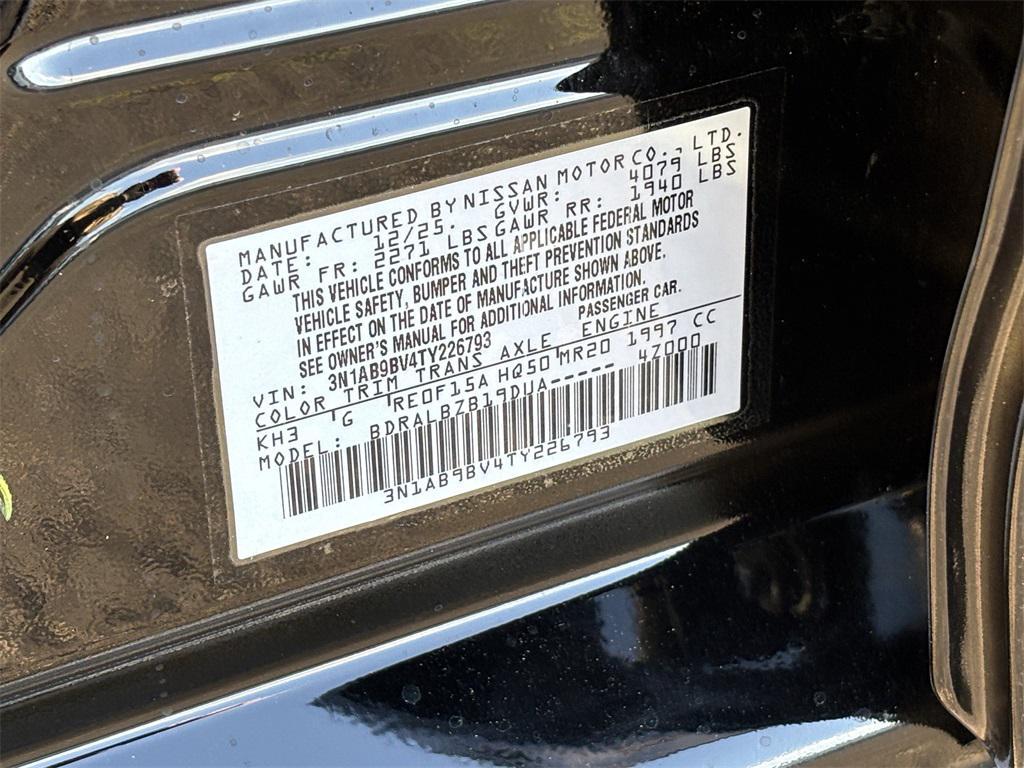 new 2026 Nissan Sentra car, priced at $23,577