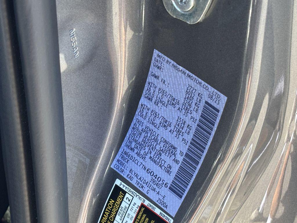 new 2026 Nissan Frontier car, priced at $29,791