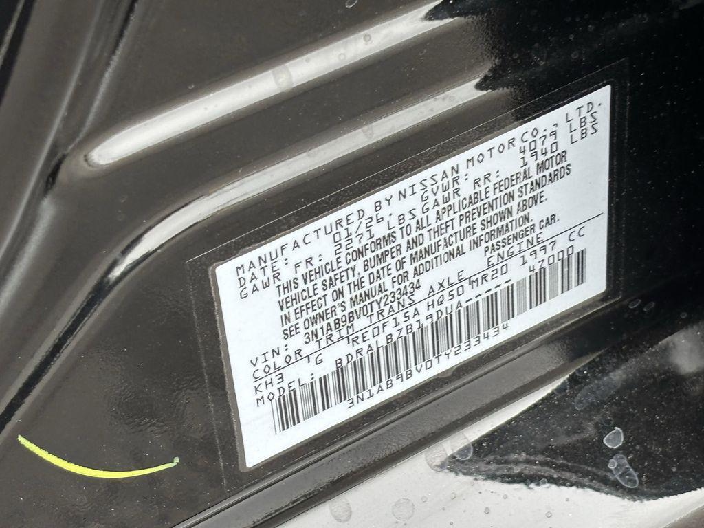 new 2026 Nissan Sentra car, priced at $22,977