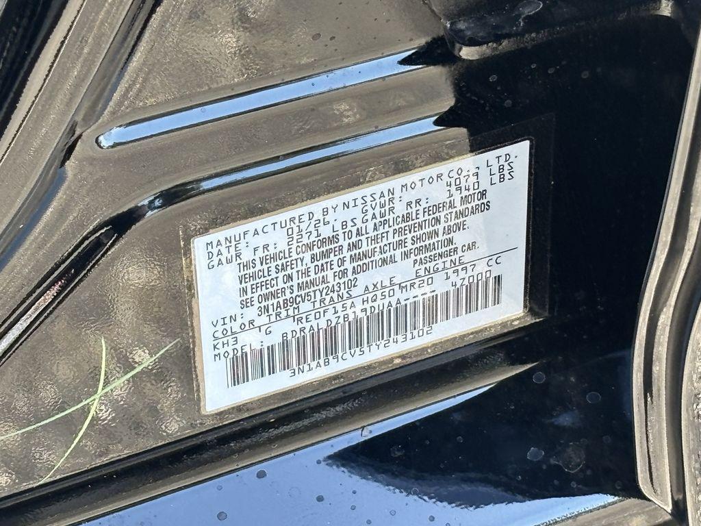new 2026 Nissan Sentra car, priced at $23,222