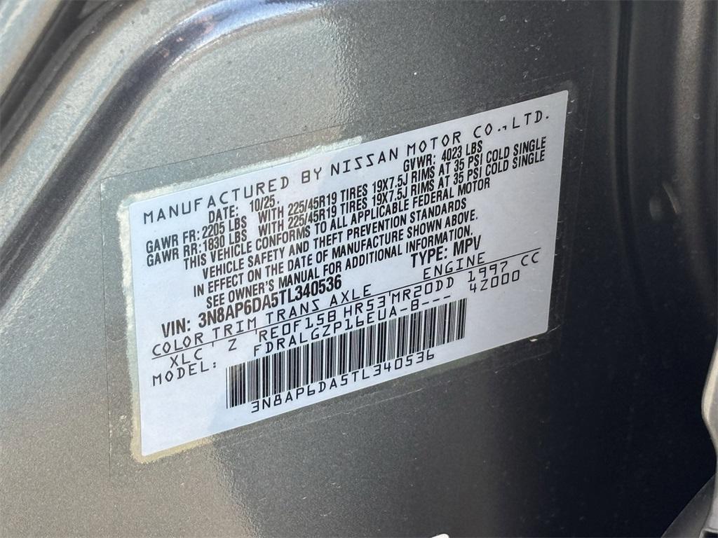 new 2026 Nissan Kicks car, priced at $27,875