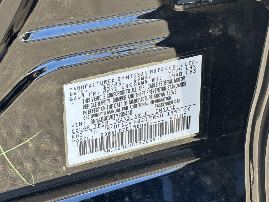 new 2026 Nissan Sentra car, priced at $24,616