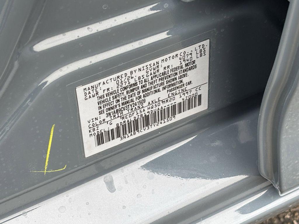 new 2026 Nissan Sentra car, priced at $24,231