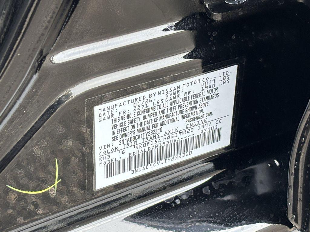 new 2026 Nissan Sentra car, priced at $22,583