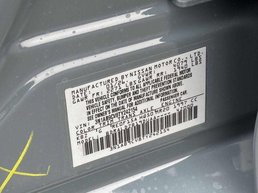 new 2026 Nissan Sentra car, priced at $24,628