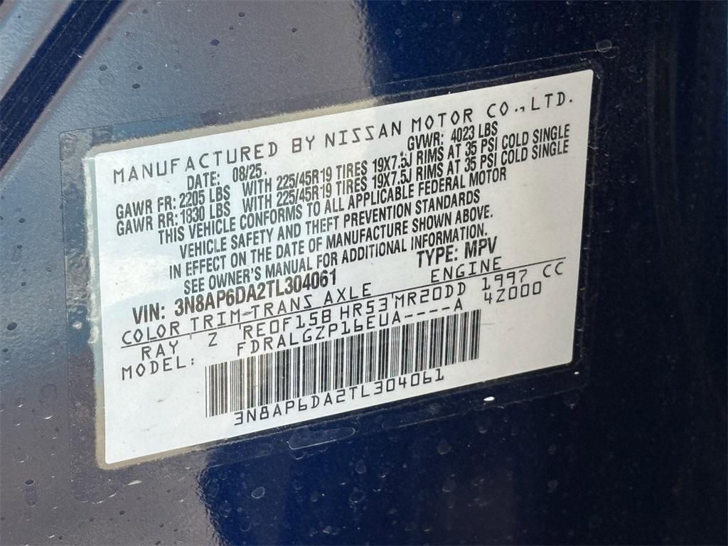 new 2026 Nissan Kicks car, priced at $27,873