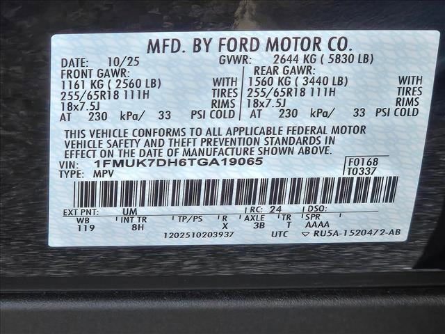 new 2026 Ford Explorer car, priced at $40,560