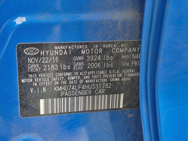 used 2017 Hyundai Elantra car, priced at $9,995