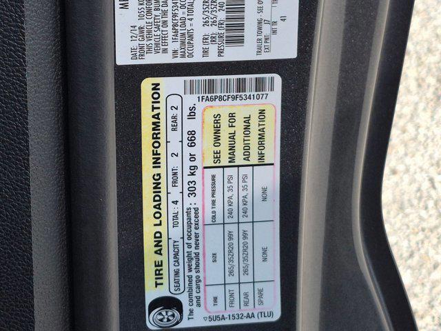 used 2015 Ford Mustang car, priced at $21,014