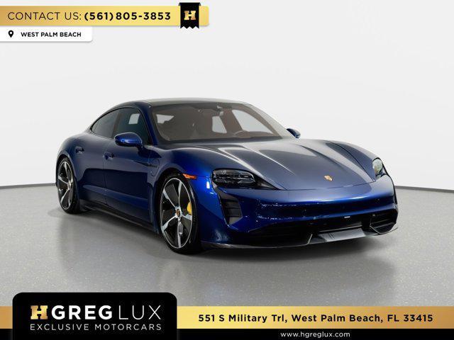 used 2021 Porsche Taycan car, priced at $87,398