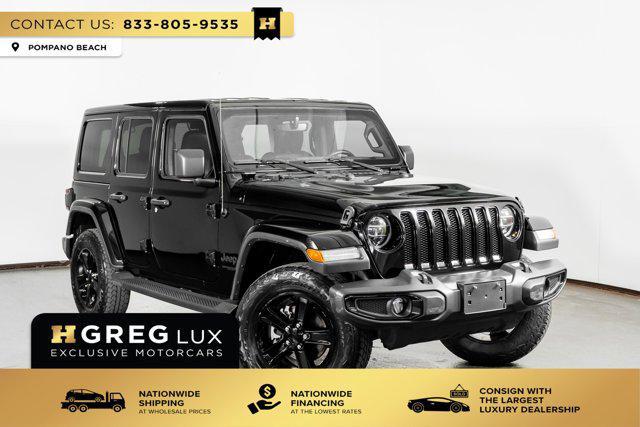 used 2021 Jeep Wrangler Unlimited car, priced at $29,998