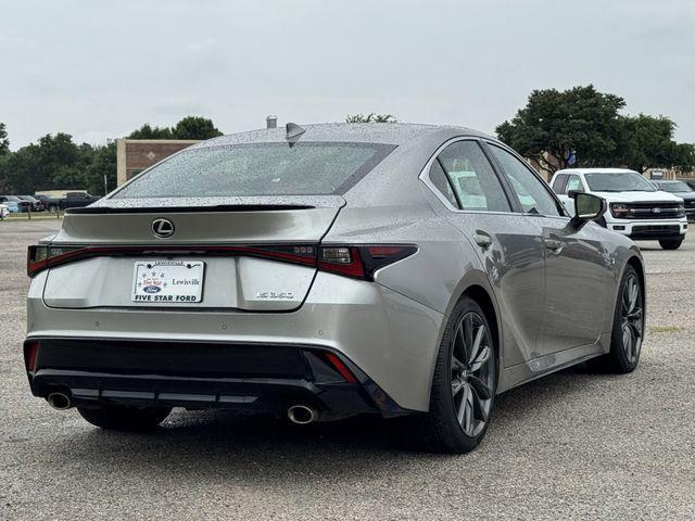 used 2023 Lexus IS 350 car, priced at $45,225