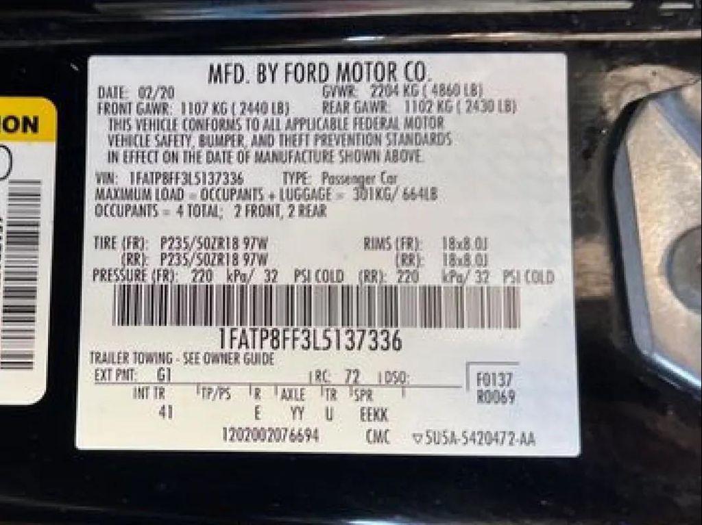 used 2020 Ford Mustang car, priced at $25,999