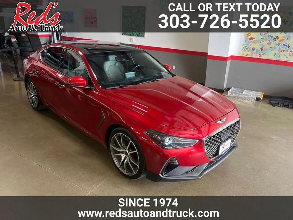 used 2021 Genesis G70 car, priced at $27,499