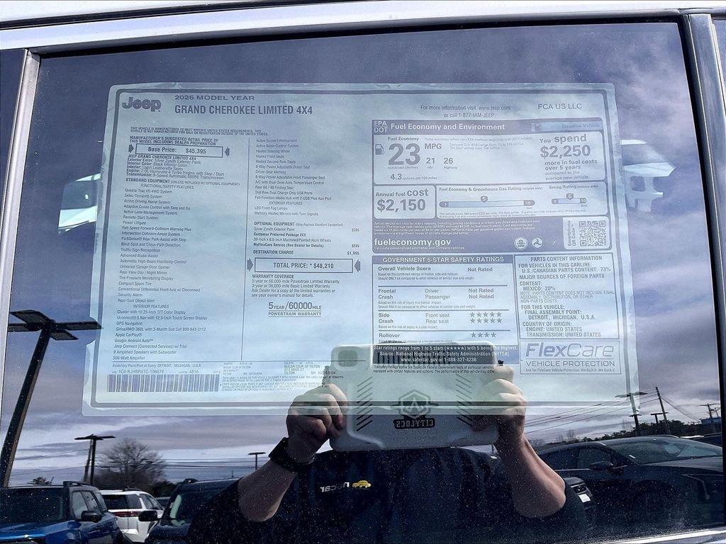 new 2026 Jeep Grand Cherokee car, priced at $44,706