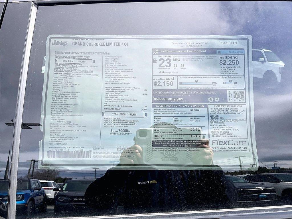 new 2026 Jeep Grand Cherokee car, priced at $46,965