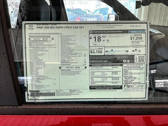 new 2026 Ram 1500 car, priced at $65,779