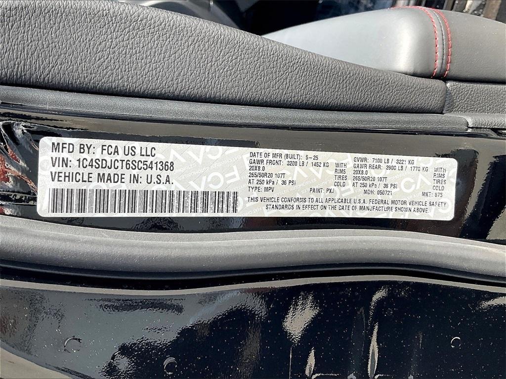 new 2025 Dodge Durango car, priced at $52,028