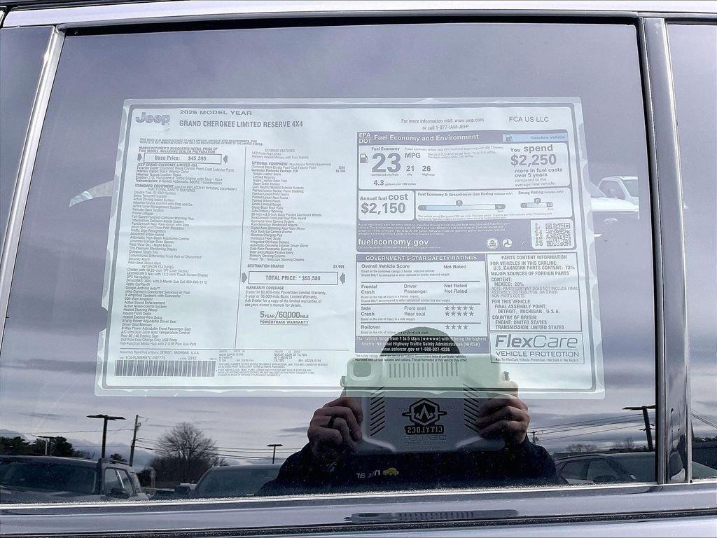 new 2026 Jeep Grand Cherokee car, priced at $49,378