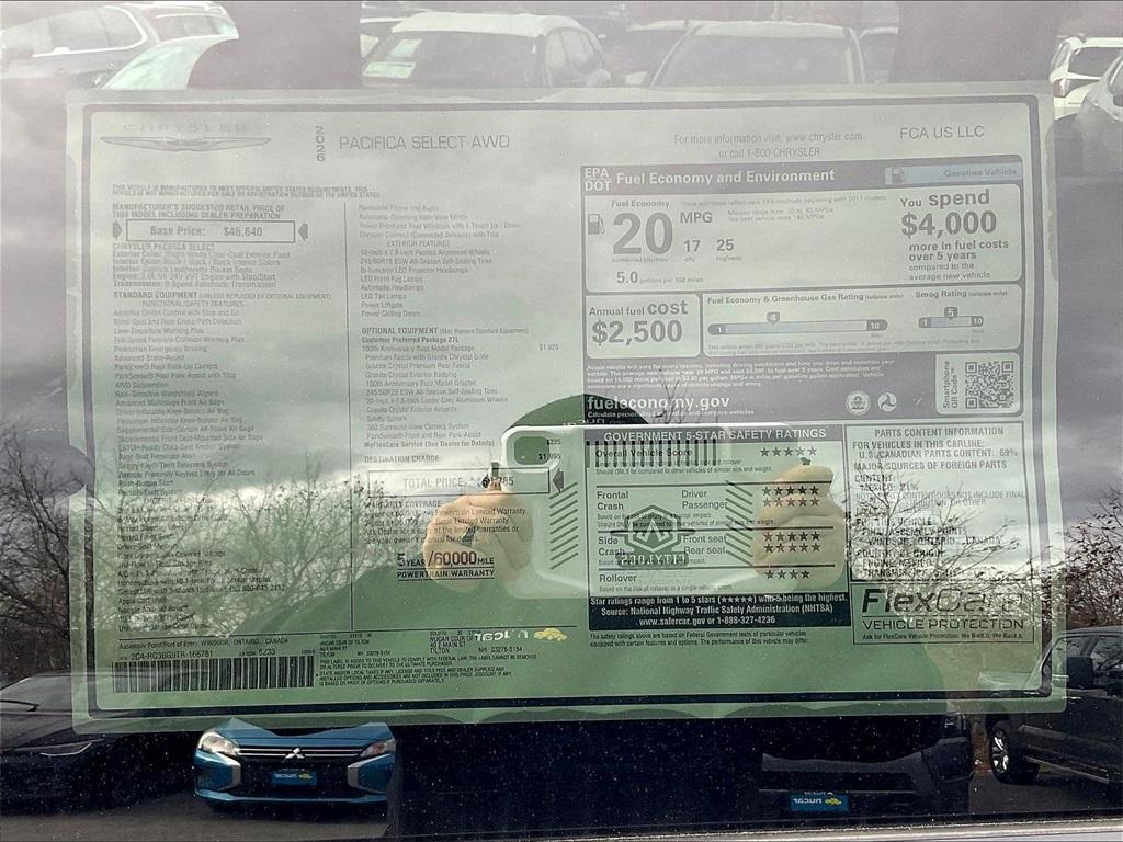 new 2026 Chrysler Pacifica car, priced at $48,350