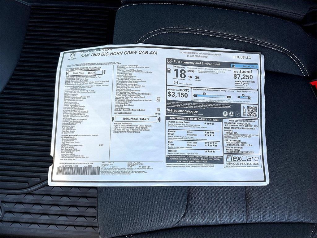 new 2026 Ram 1500 car, priced at $50,153