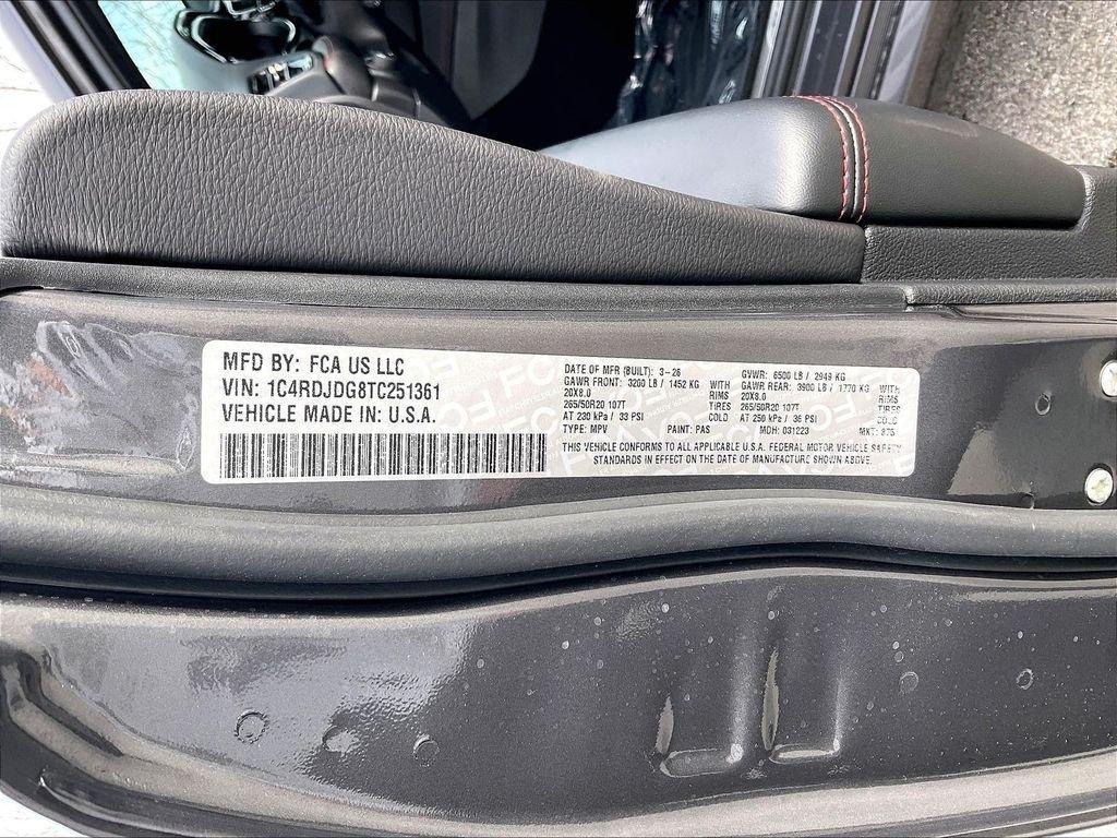 new 2026 Dodge Durango car, priced at $45,739