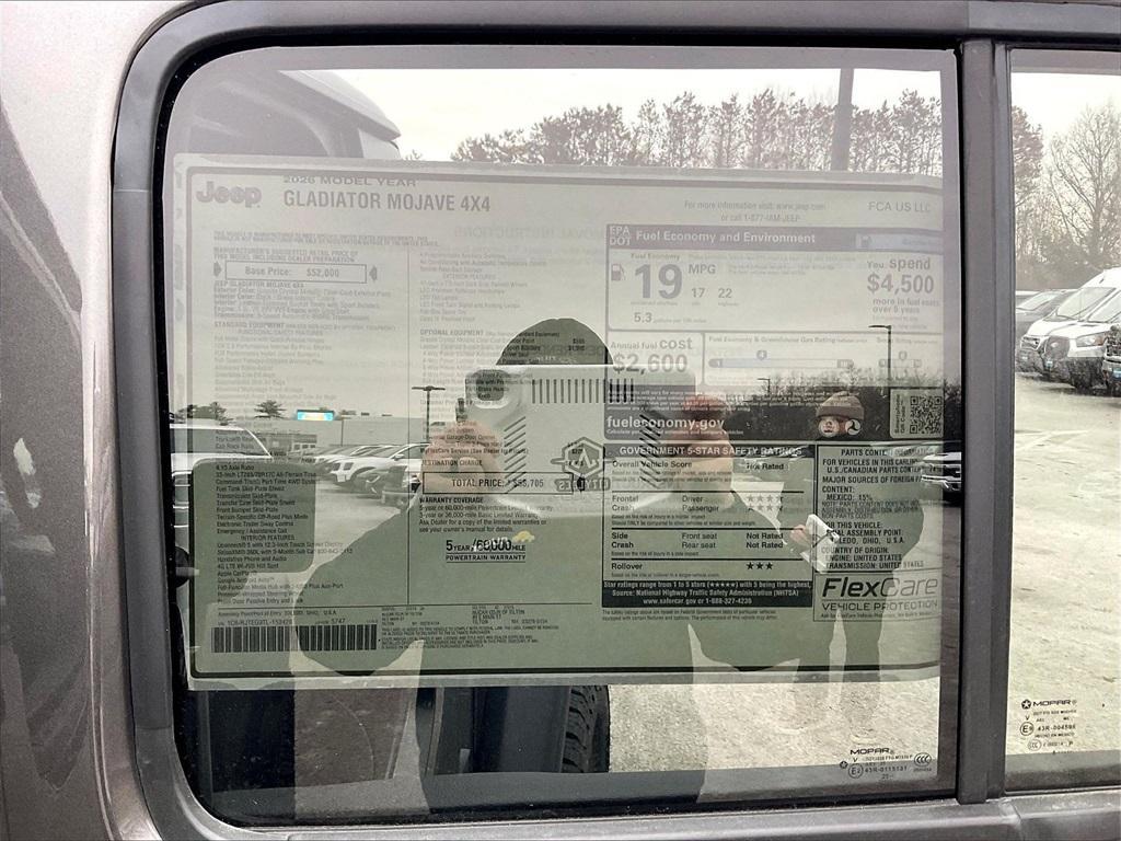 new 2026 Jeep Gladiator car, priced at $54,591