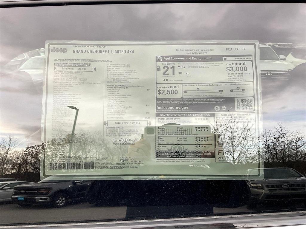 new 2025 Jeep Grand Cherokee L car, priced at $49,490