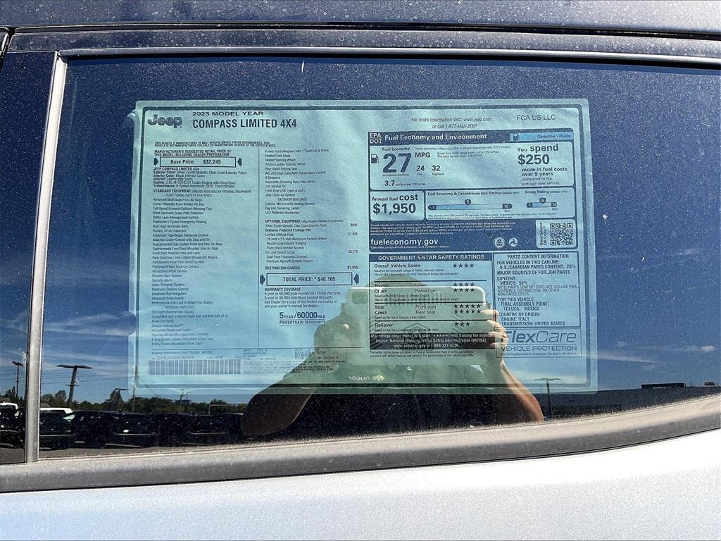 new 2025 Jeep Compass car, priced at $37,311