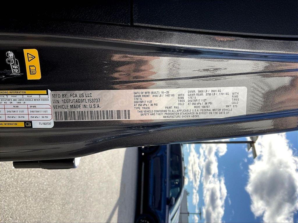 new 2026 Jeep Gladiator car, priced at $45,866