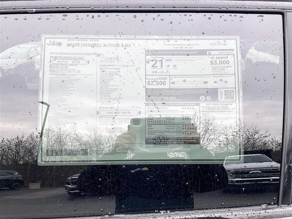 new 2025 Jeep Grand Cherokee L car, priced at $44,226