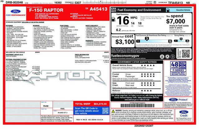 new 2026 Ford F-150 car, priced at $84,375