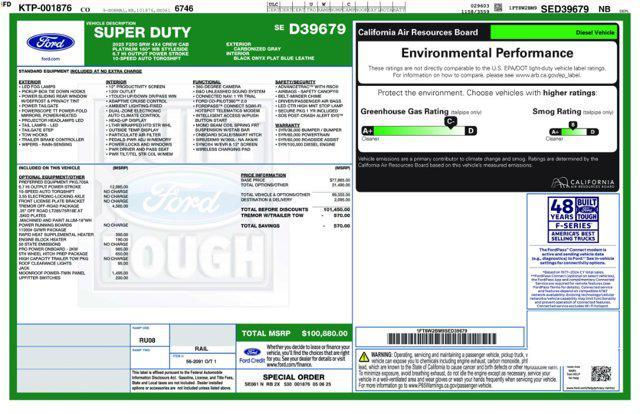 new 2025 Ford F-250 car, priced at $91,750